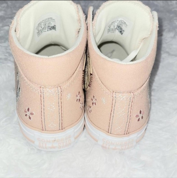 Converse "Chuck Taylor All Star Madison Embroidery Mid Dusty Cinder" Women's 8! - Picture 4 of 6